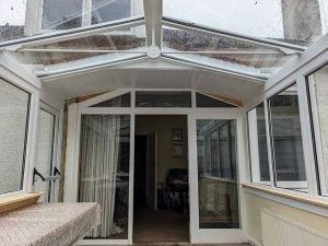 new conservatory walls and roof sitting room side